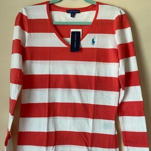 Ralph Lauren Long Sleeve Striped Top